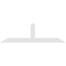 Ekena Millwork Portland Architectural Grade PVC Gable Bracket, 96"W x 28"H x 4"D x 6"F, 7/12 Pitch GBP096X28X0406POR00 - alternate 2